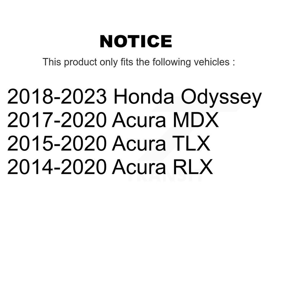 Rear Ceramic Disc Brake Pads CMX-D1698 For Acura Honda Odyssey TLX MDX RLX