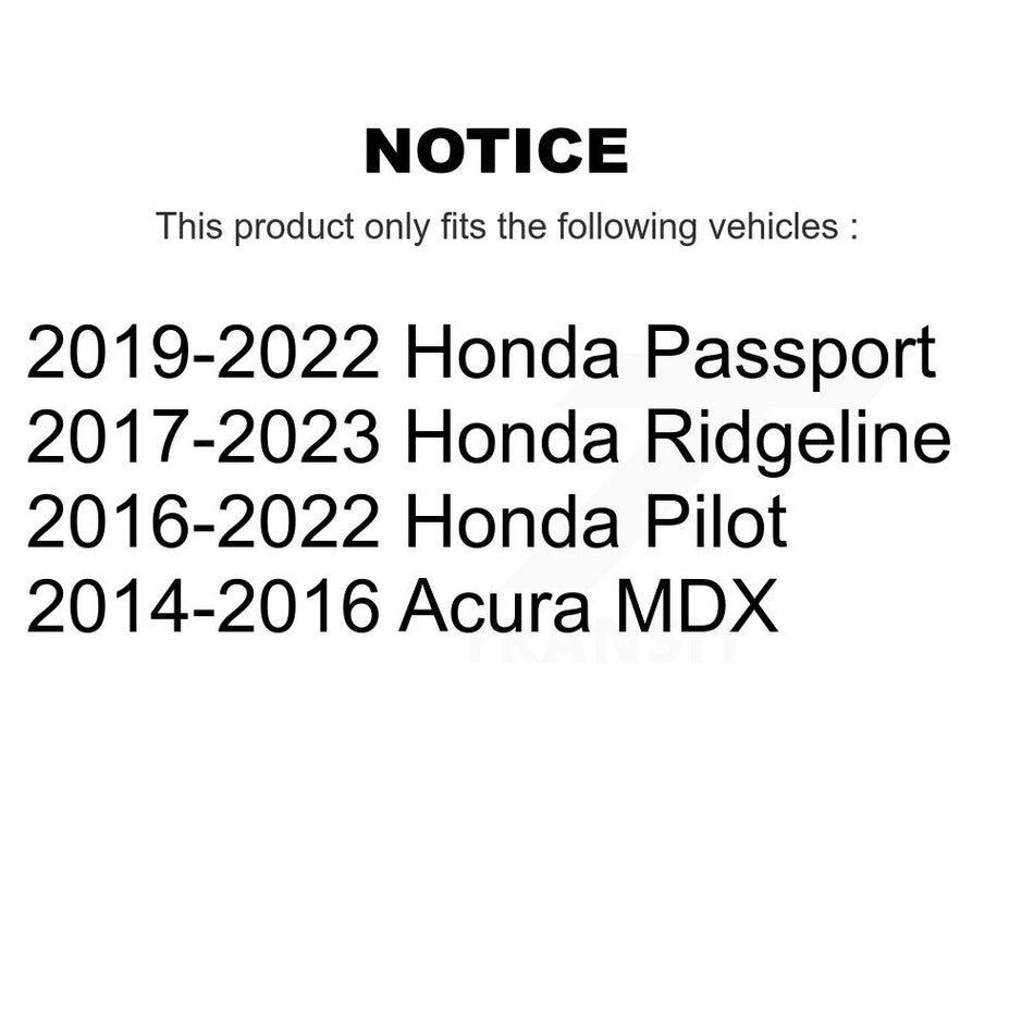 Rear Ceramic Disc Brake Pads CMX-D1724 For Honda Pilot Acura MDX Ridgeline Passport