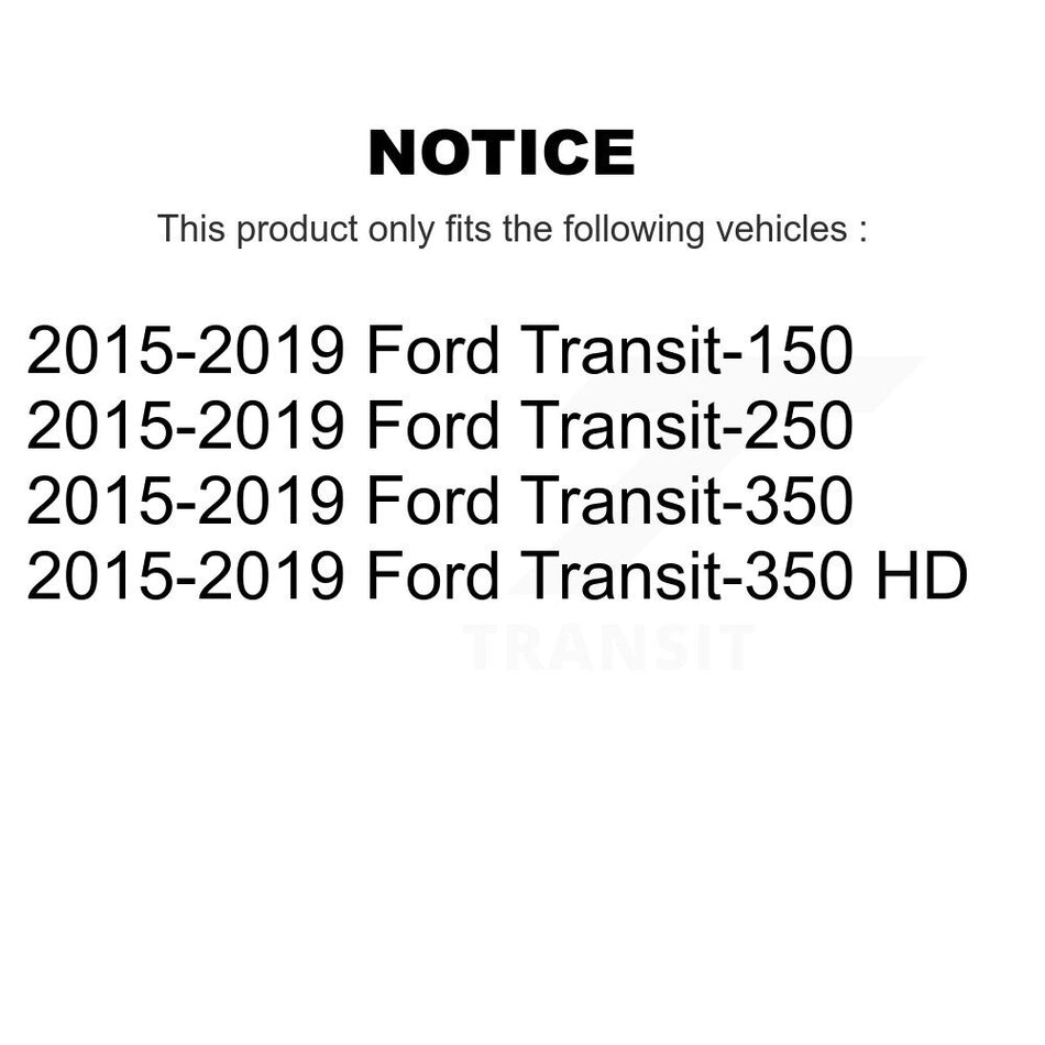 Rear Ceramic Disc Brake Pads CMX-D1775 For 2015-2019 Ford Transit-250 Transit-350 Transit-150 HD