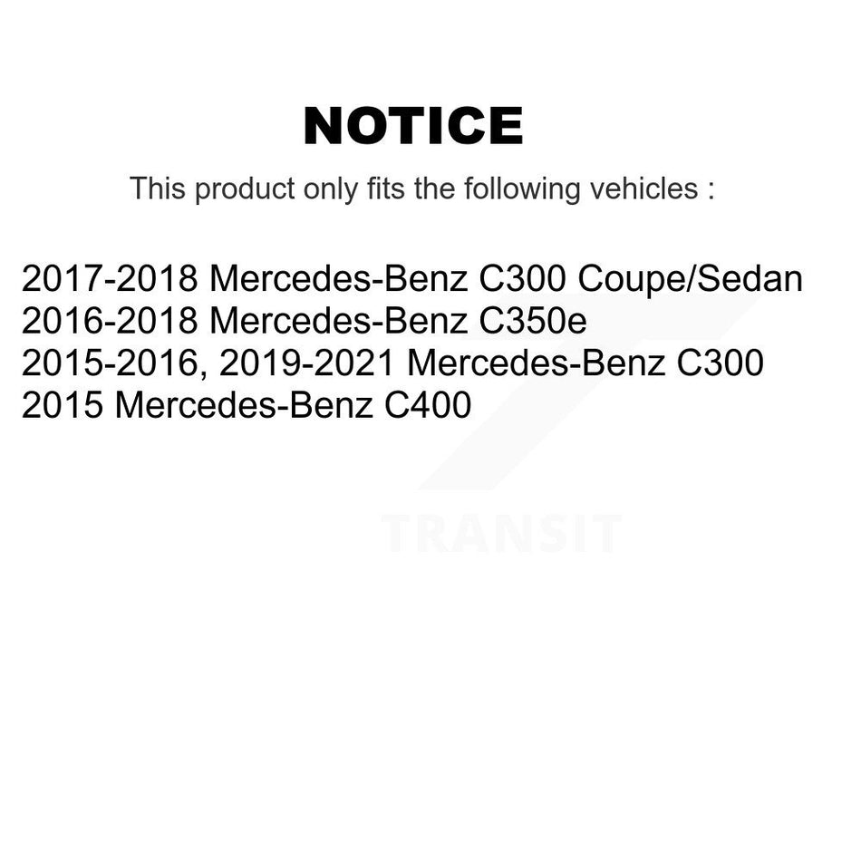 Rear Ceramic Disc Brake Pads CMX-D1795 For Mercedes-Benz C300 C400 C350e