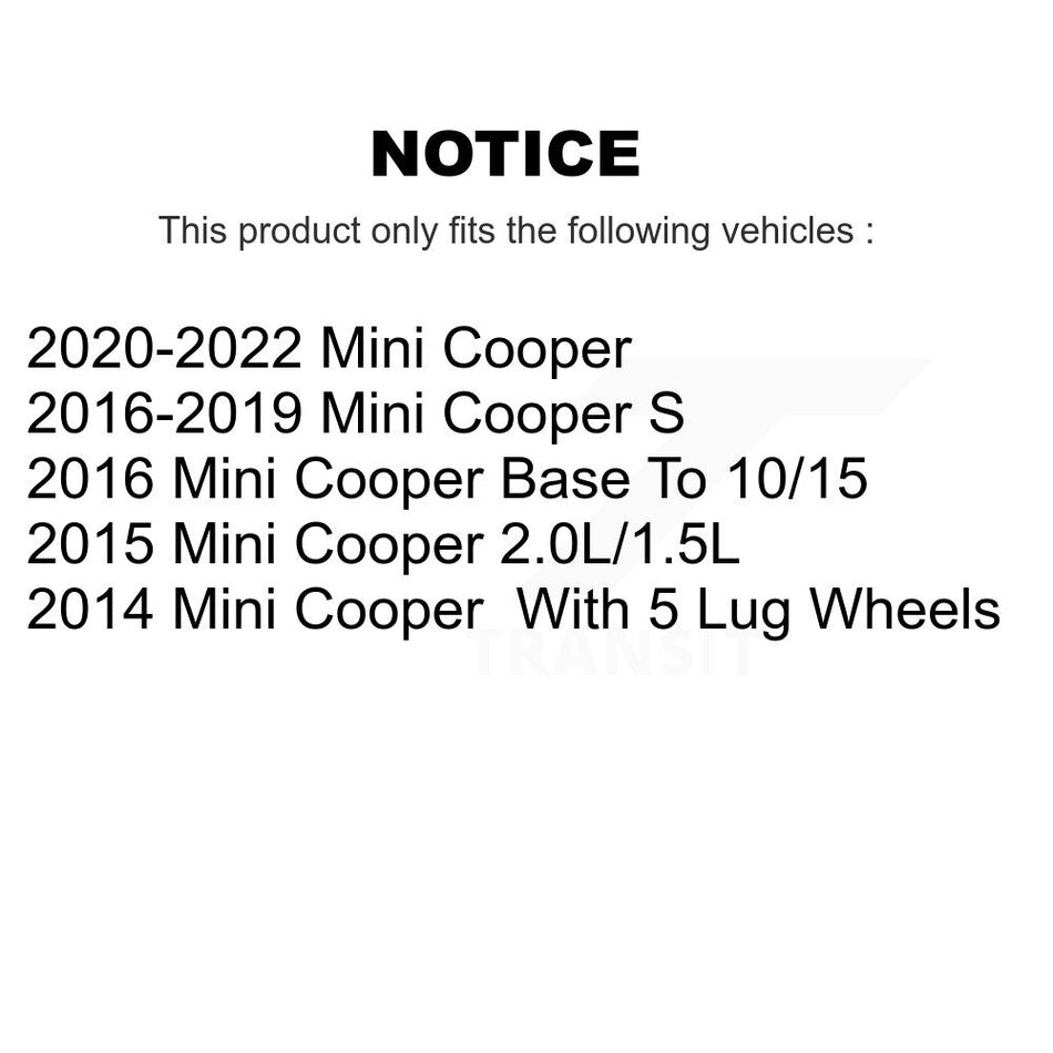 Rear Ceramic Disc Brake Pads CMX-D1800 For Mini Cooper