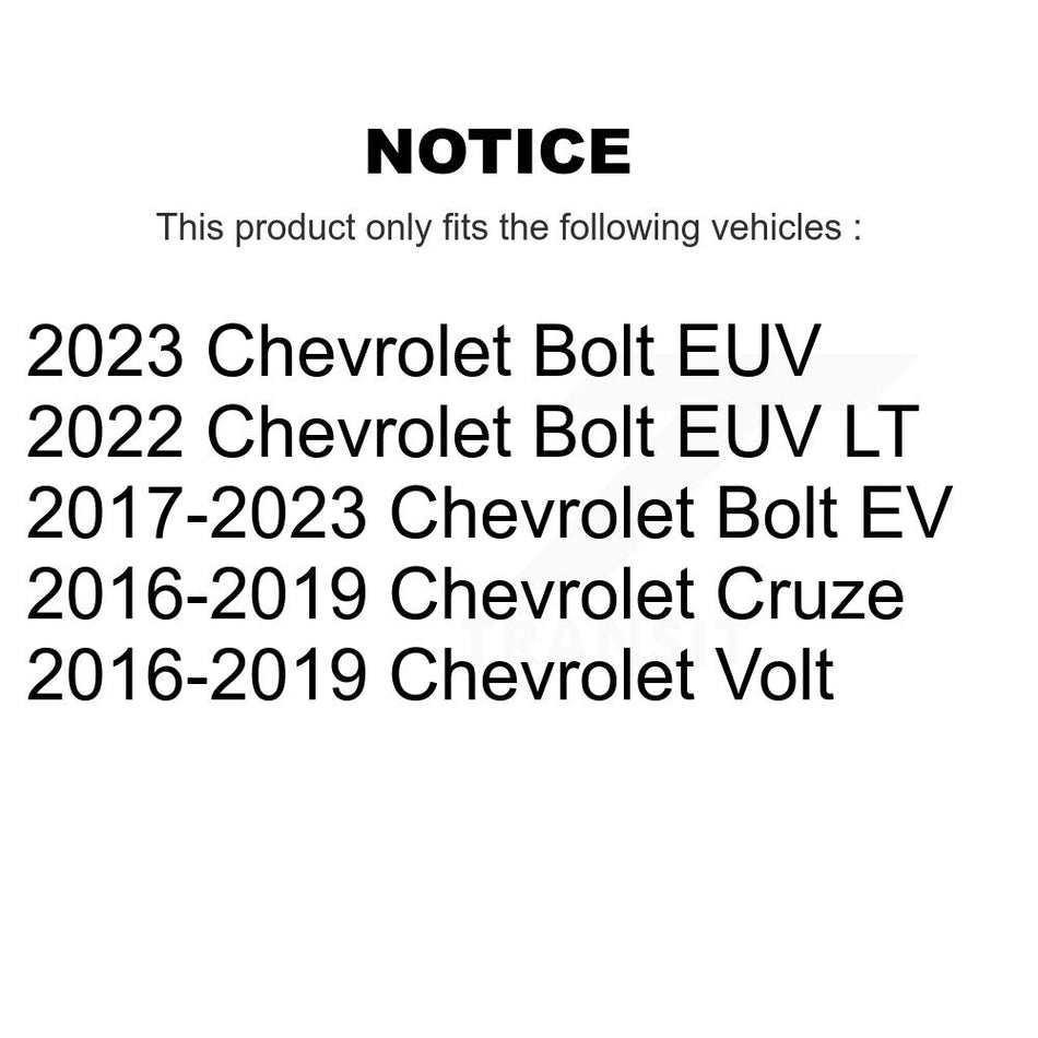 Front Ceramic Disc Brake Pads CMX-D1844 For Chevrolet Cruze Volt Bolt EV EUV