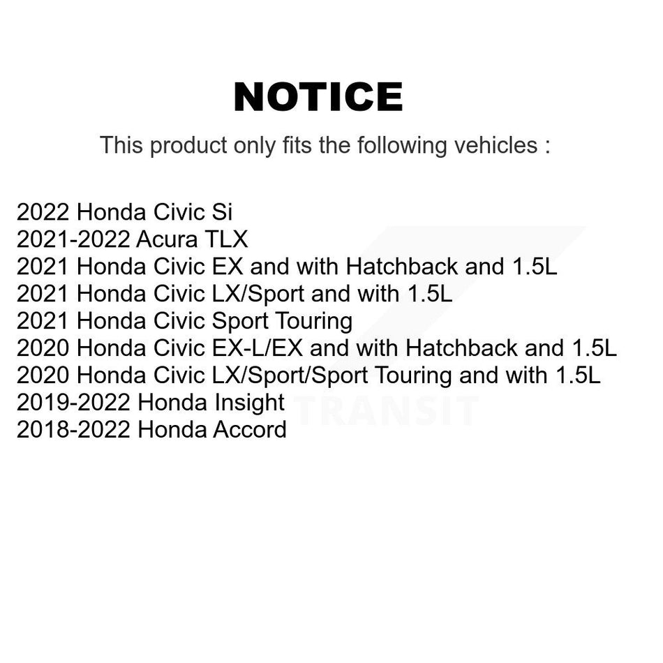 Rear Ceramic Disc Brake Pads CMX-D2102 For Honda Accord Insight Civic Acura TLX