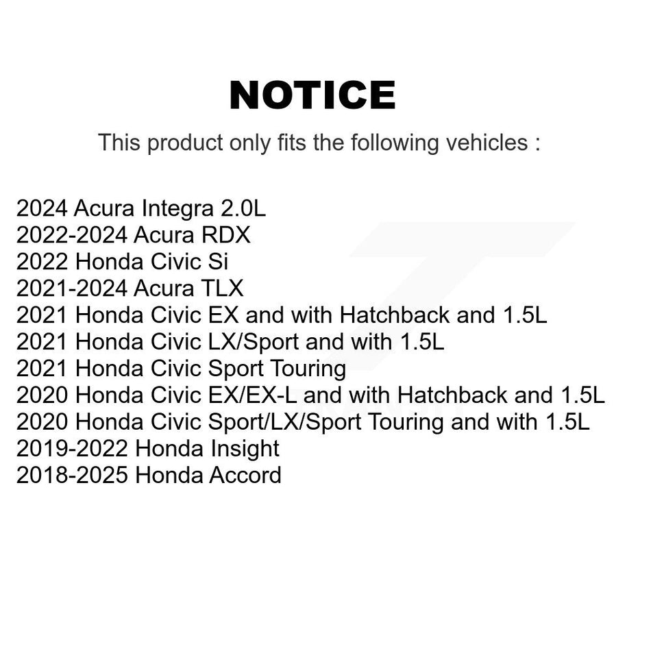 Rear Ceramic Disc Brake Pads CMX-D2102 For Honda Civic Accord Acura RDX TLX Insight Integra
