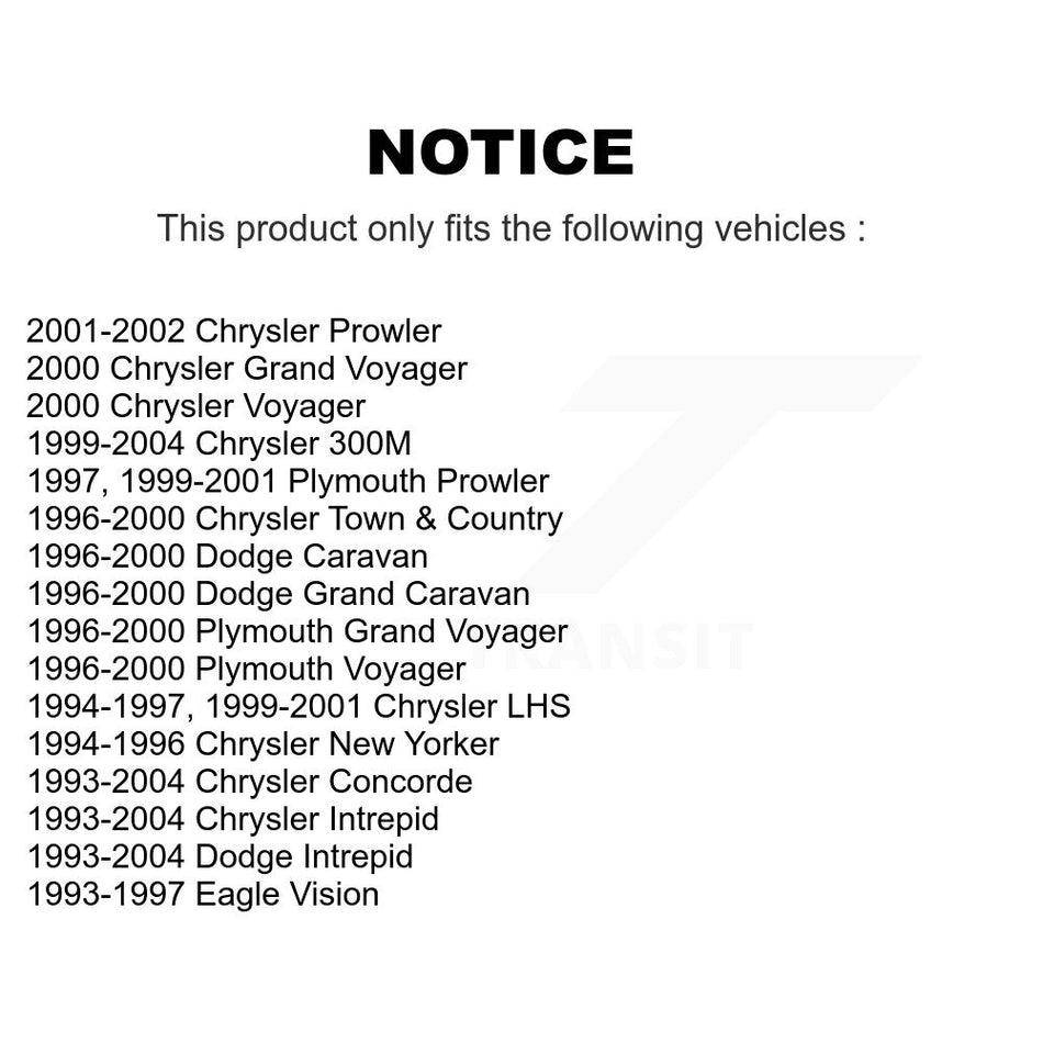 Front Ceramic Disc Brake Pads CMX-D591 For Dodge Chrysler Intrepid Caravan Concorde Grand Plymouth &