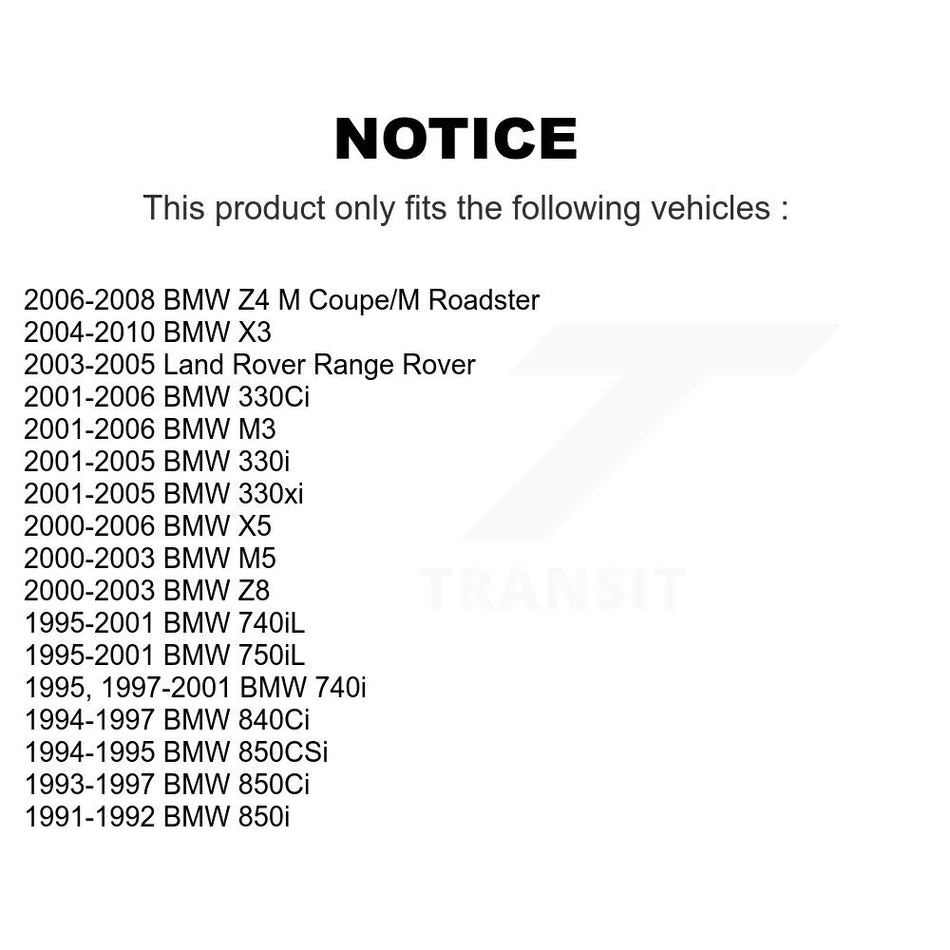 Rear Ceramic Disc Brake Pads CMX-D683 For BMW X3 X5 330Ci Z4 M3 330i 330xi M5 740i Land Rover Range