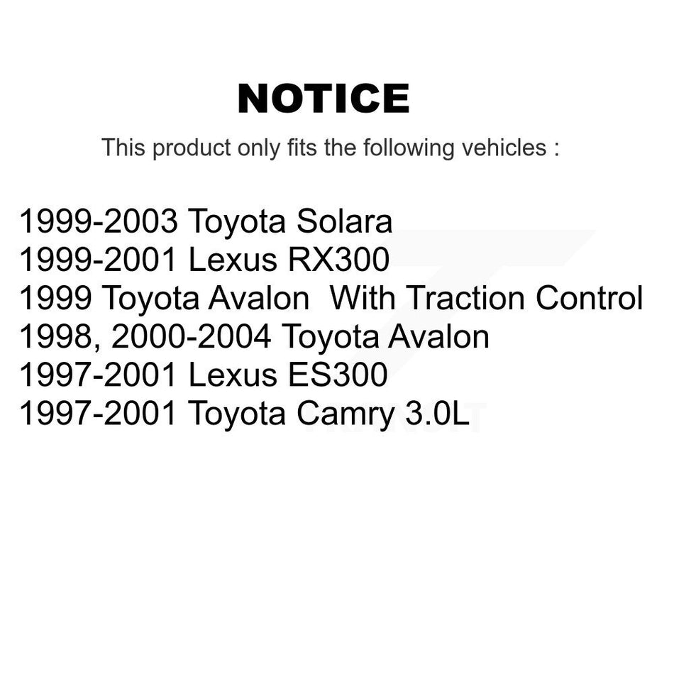 Front Ceramic Disc Brake Pads CMX-D707 For Toyota Camry Lexus Solara Avalon RX300 ES300