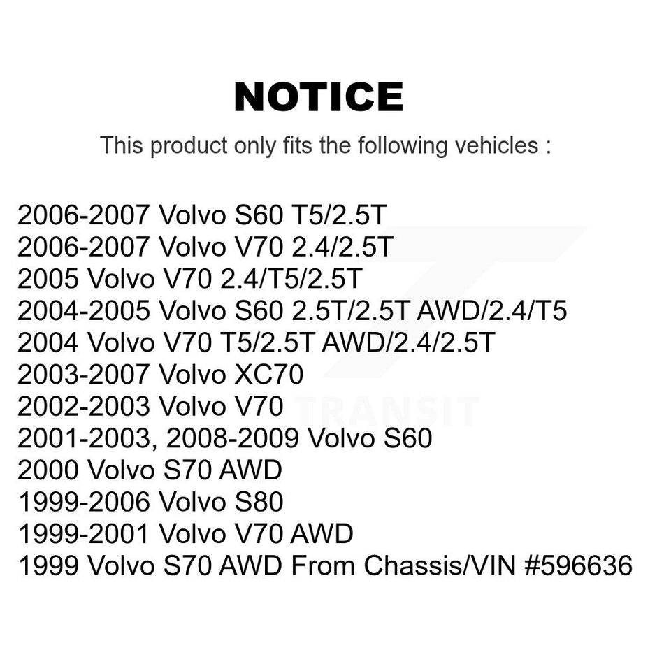 Rear Ceramic Disc Brake Pads CMX-D795 For Volvo S60 XC70 V70 S80 S70