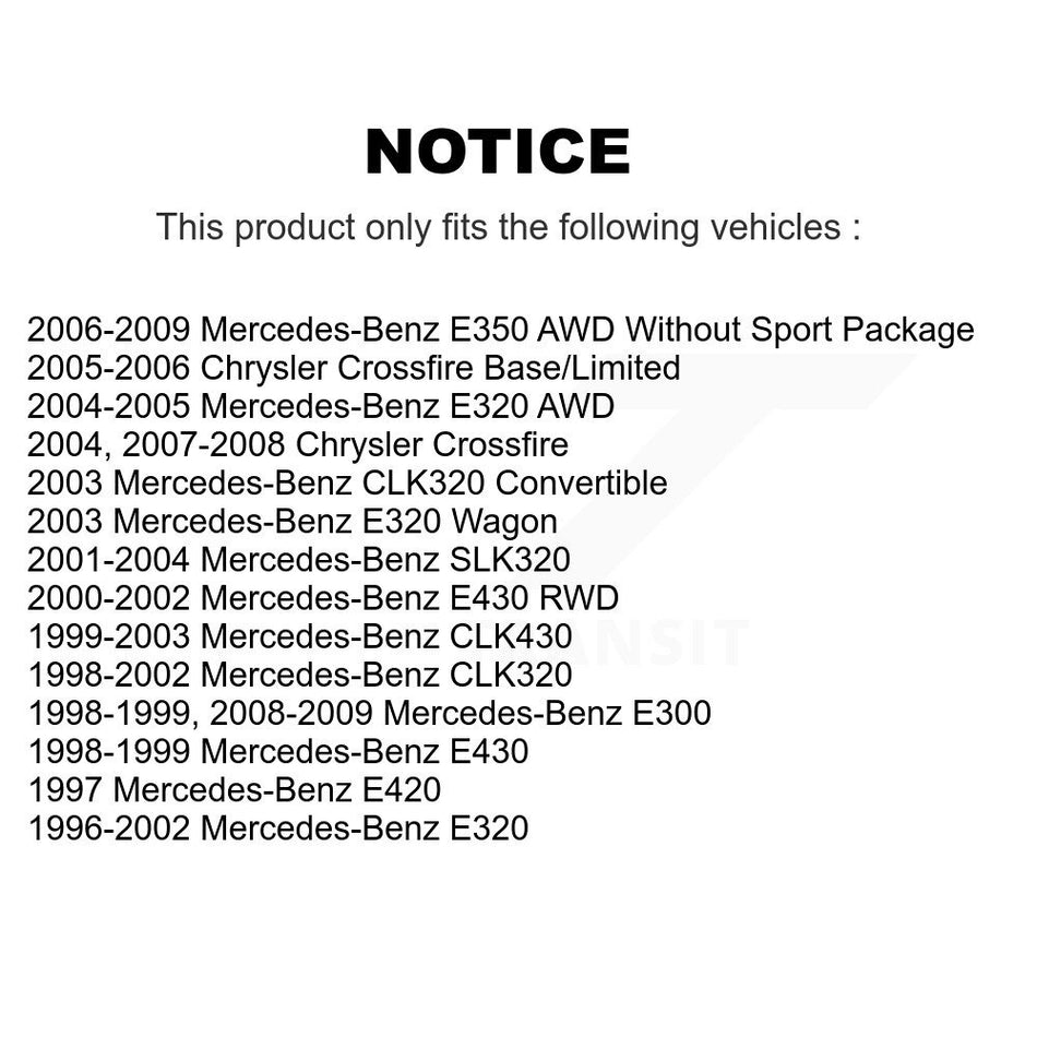 Front Ceramic Disc Brake Pads CMX-D853 For Mercedes-Benz E320 Chrysler Crossfire E350 CLK320 E300