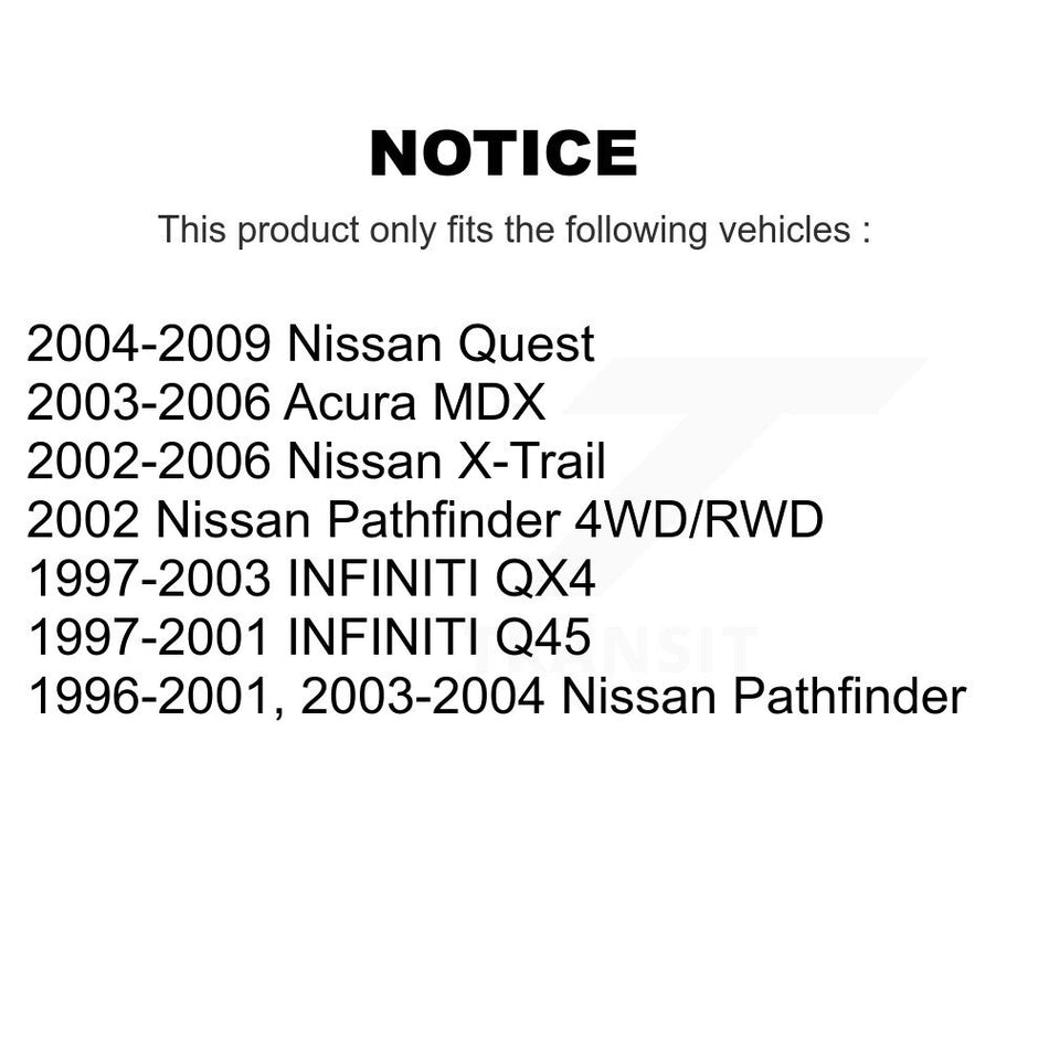 Front Ceramic Disc Brake Pads CMX-D855 For Nissan Pathfinder Acura MDX Quest INFINITI QX4 Q45 X-Trail