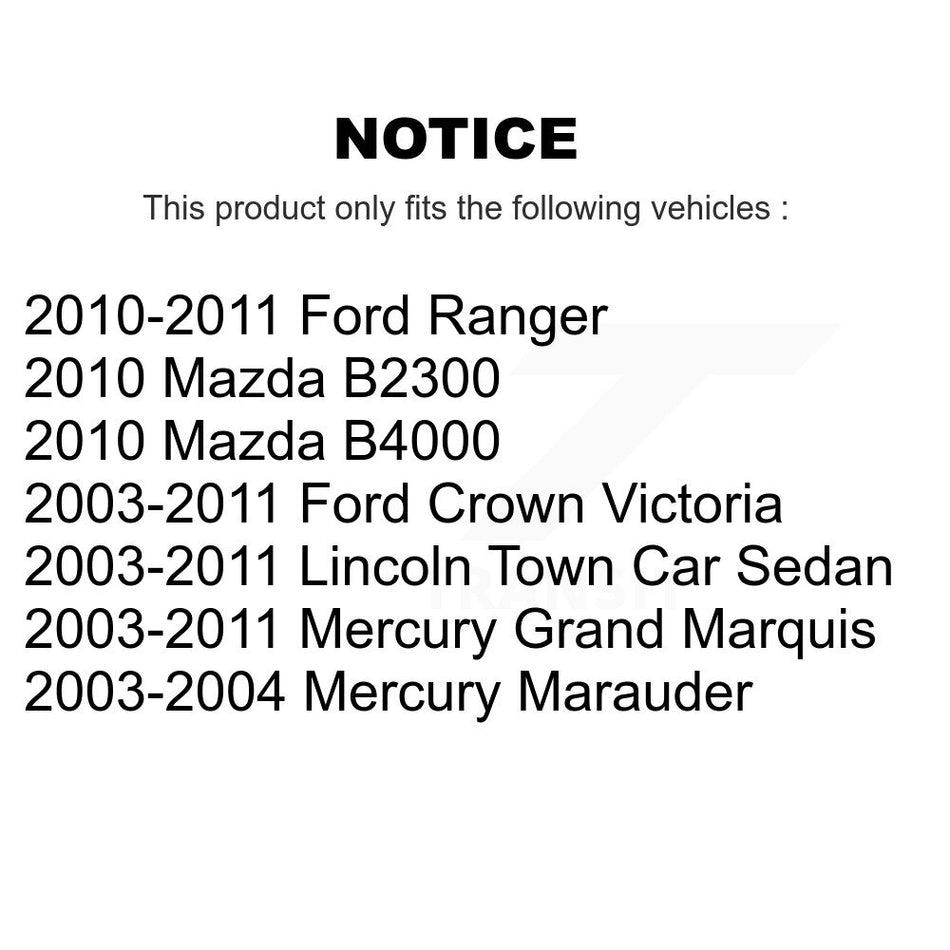 Rear Ceramic Disc Brake Pads CMX-D932 For Ford Crown Victoria Mercury Grand Marquis Lincoln Town Car Ranger Marauder Mazda B2300 B4000