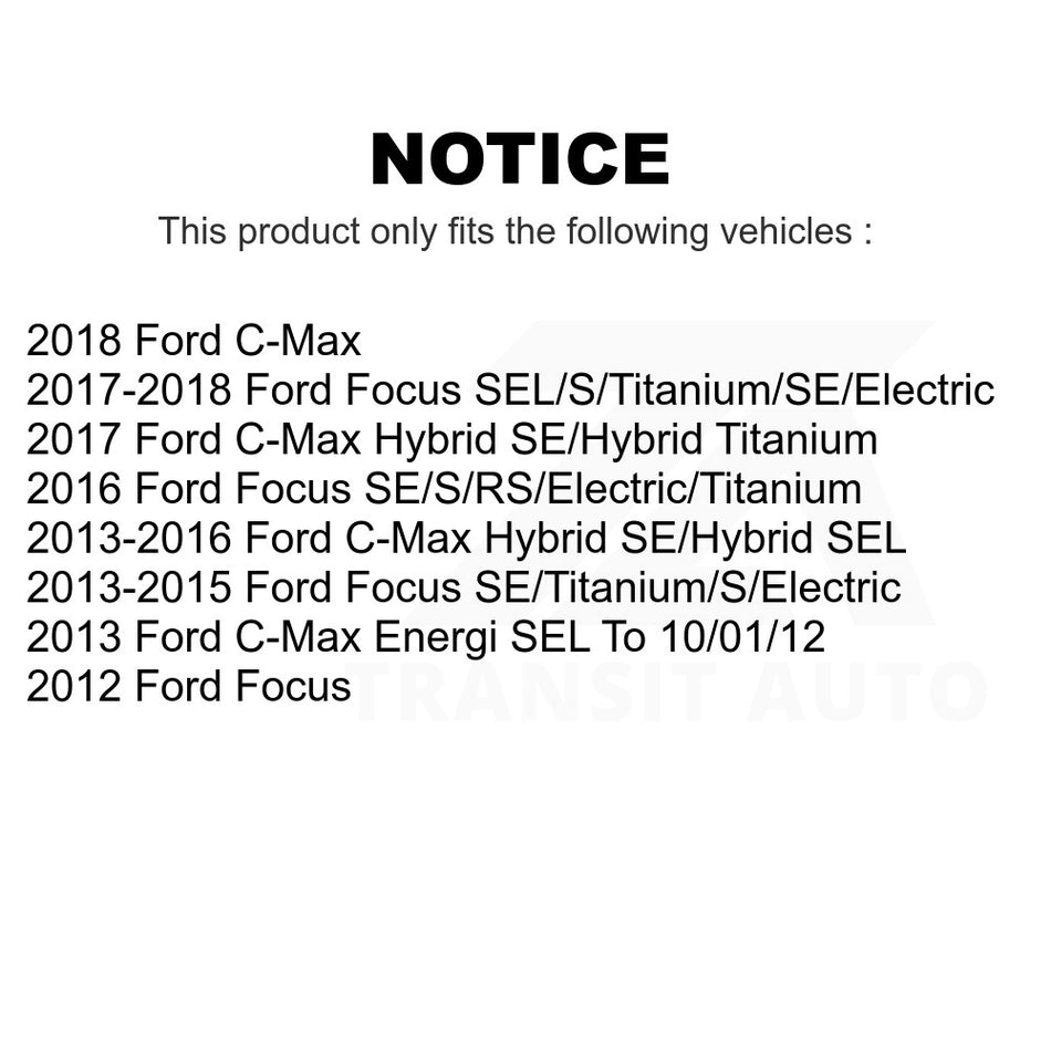 Front Disc Brake Rotor DS1-680930 For Ford Focus C-Max