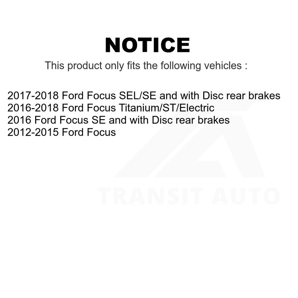 Rear Disc Brake Rotor DS1-680931 For Ford Focus