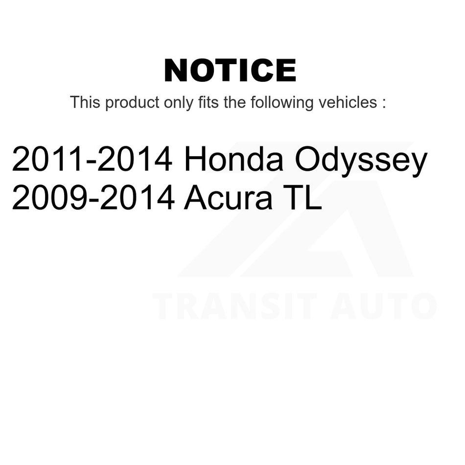 Front Disc Brake Rotor DS1-980738 For Honda Odyssey Acura TL