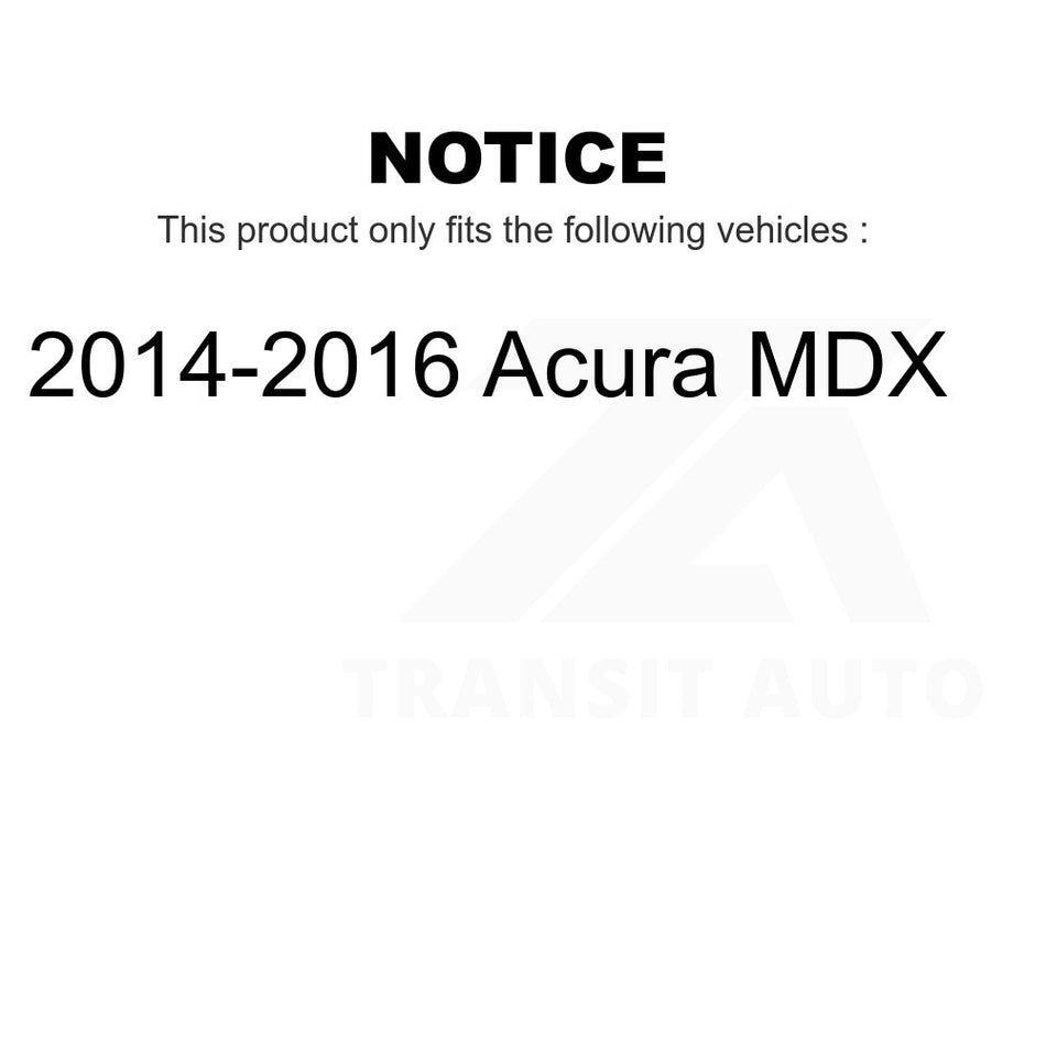 Rear Disc Brake Rotor DS1-981064 For 2014-2016 Acura MDX