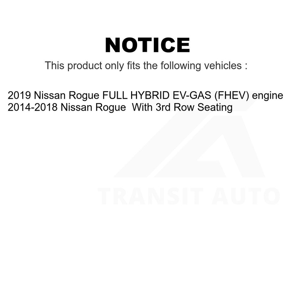 Front Disc Brake Rotor DS1-981779 For Nissan Rogue