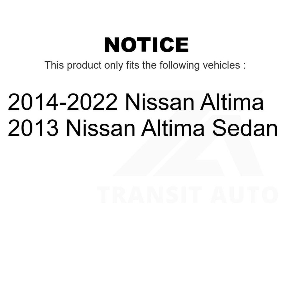 Front Disc Brake Rotor DS1-981780 For Nissan Altima