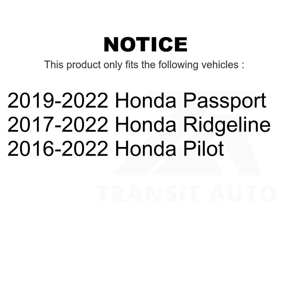 Rear Disc Brake Rotor DS1-982041 For Honda Pilot Ridgeline Passport