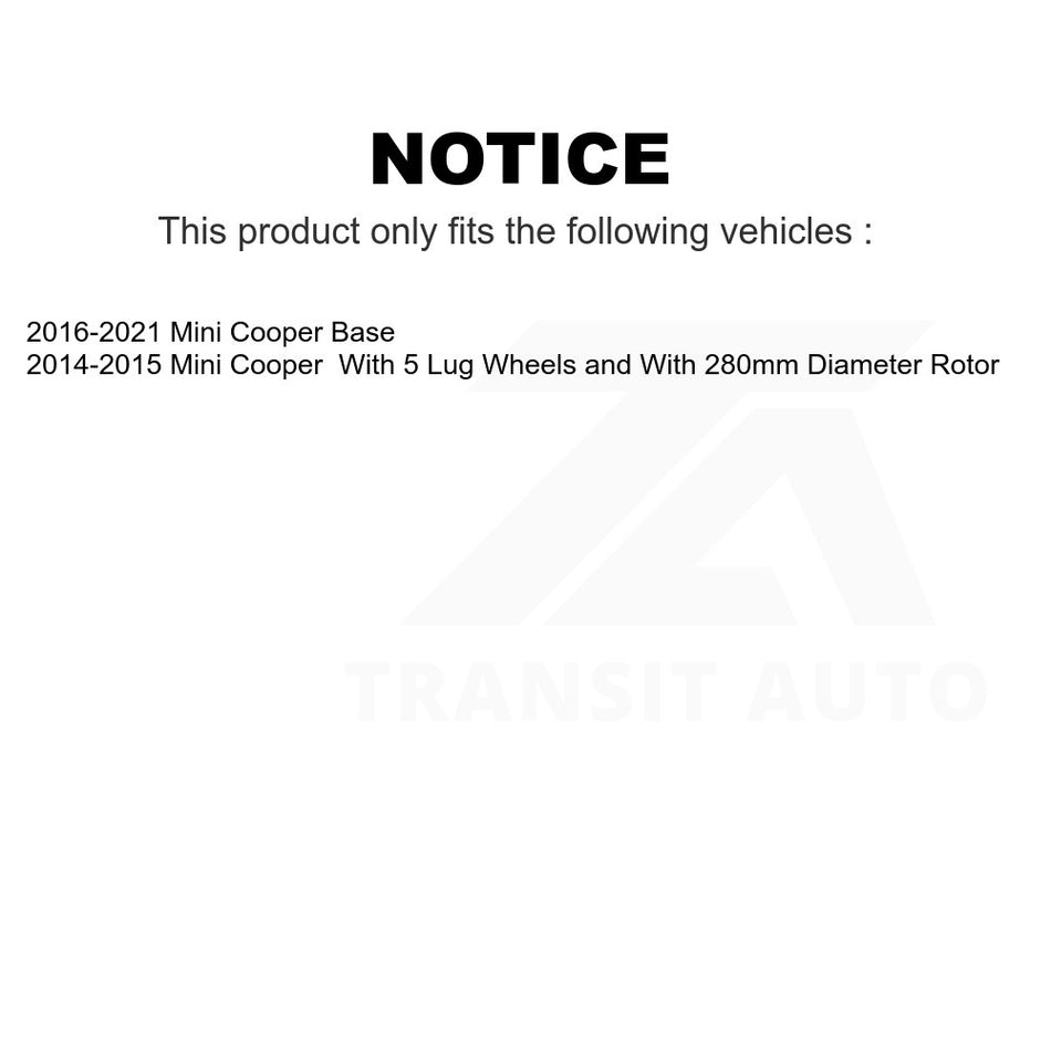 Front Disc Brake Rotor DS1-982067 For Mini Cooper