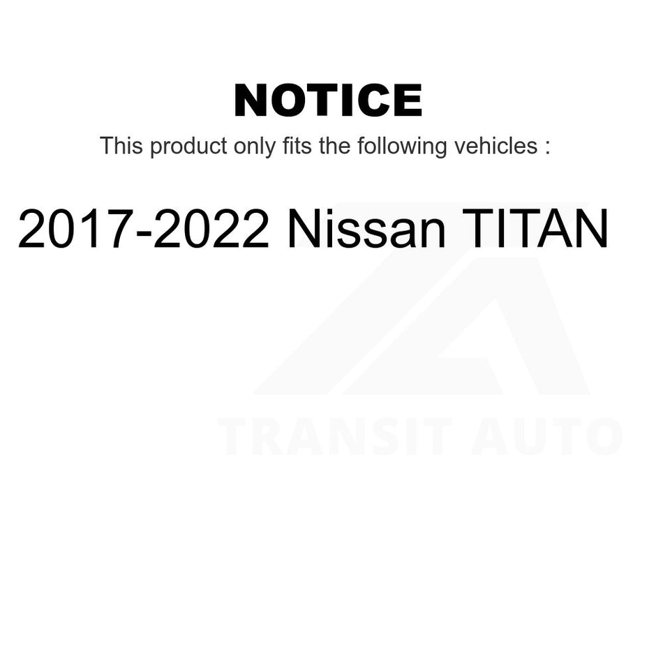 Rear Disc Brake Rotor DS1-982078 For 2017-2023 Nissan TITAN