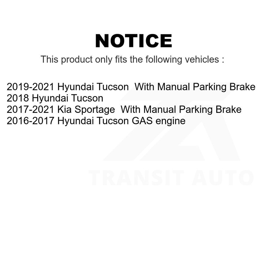 Rear Disc Brake Rotor DS1-982104 For Hyundai Tucson Kia Sportage