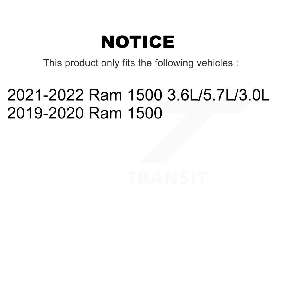 Rear Disc Brake Rotor GCR-782497 For Ram 1500