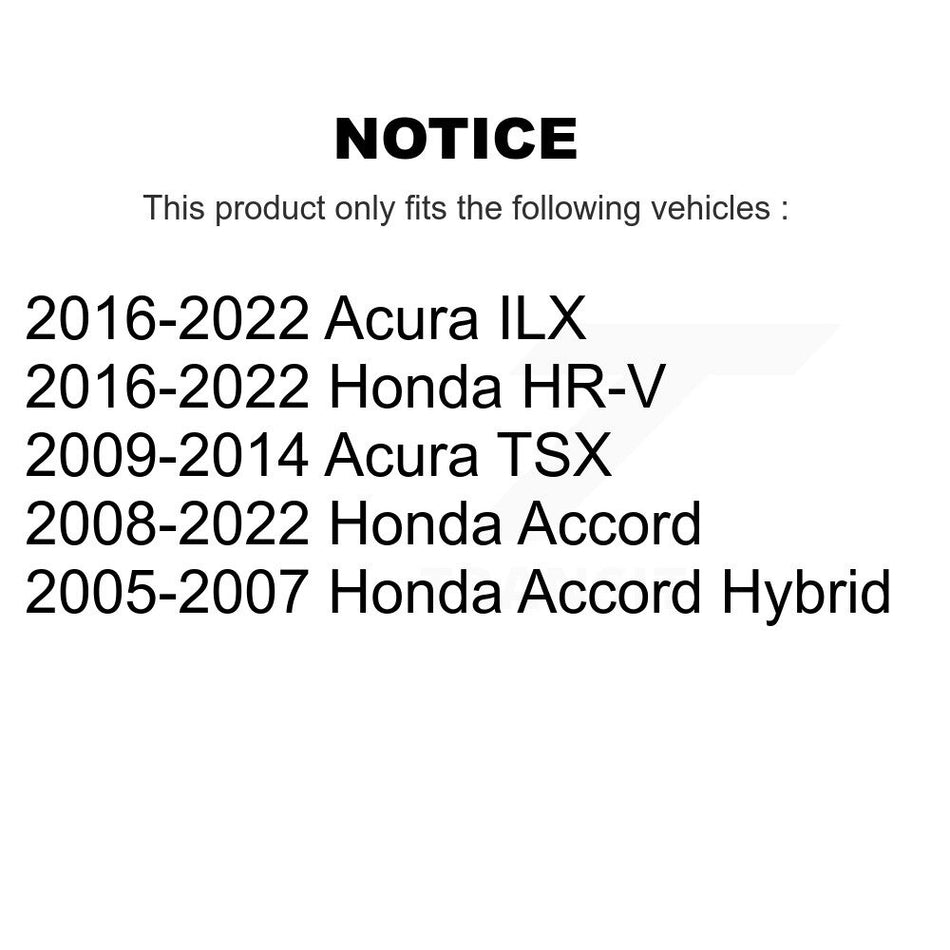 Rear Disc Brake Rotor GCR-980577 For Honda Accord HR-V Acura TSX ILX