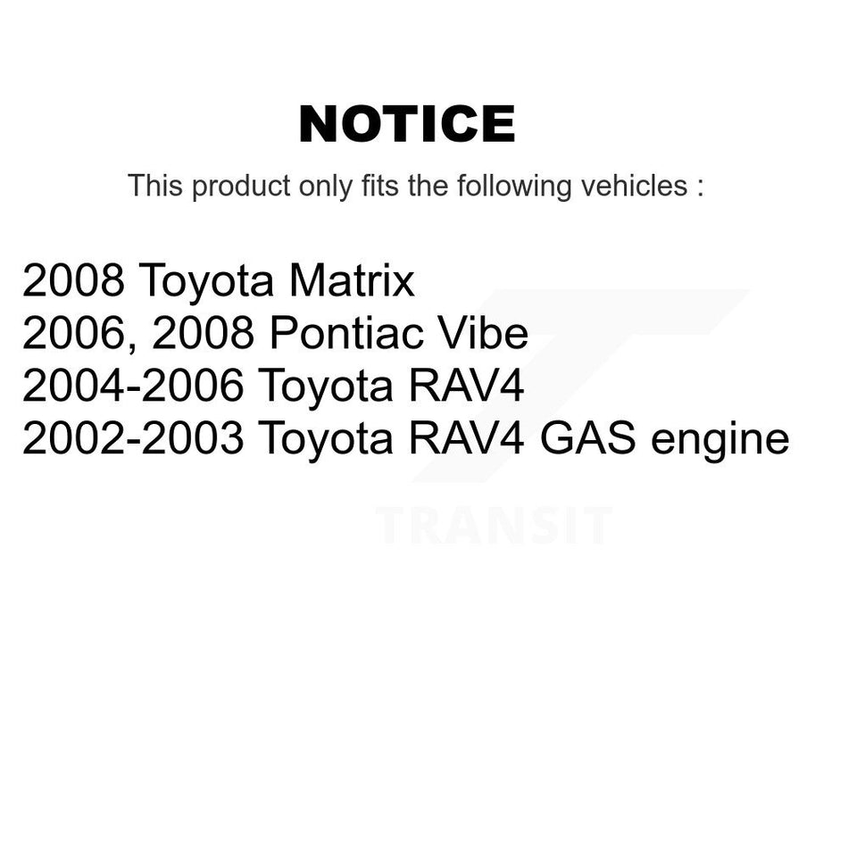 Rear Drum Brake Wheel Cylinder Pair For Toyota RAV4 Pontiac Vibe Matrix K14-100017
