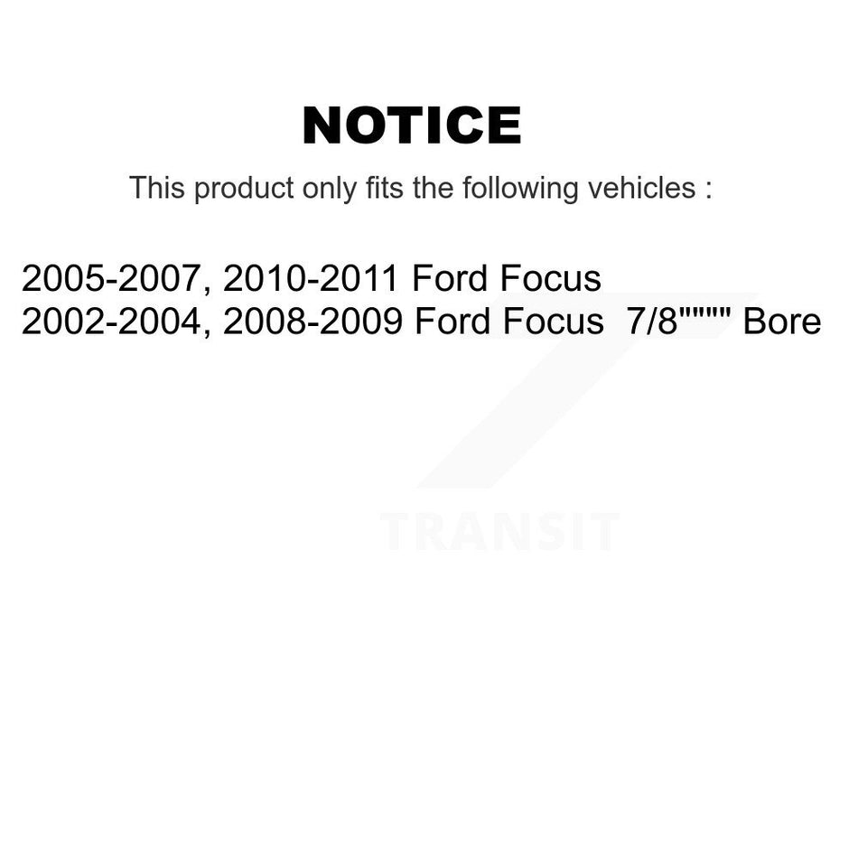 Rear Drum Brake Wheel Cylinder Pair For Ford Focus K14-100018