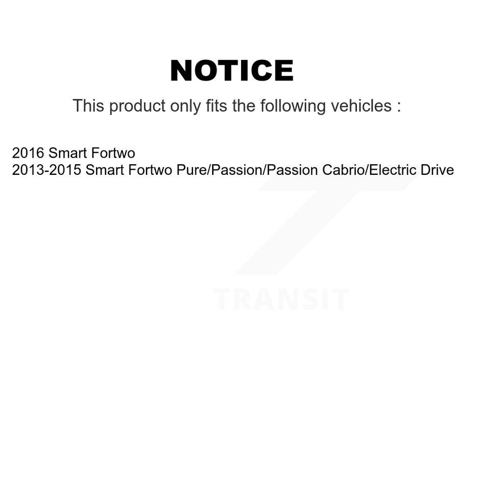 Rear Drum Brake Wheel Cylinder Kit For 2008-2016 Smart Fortwo K14-100120