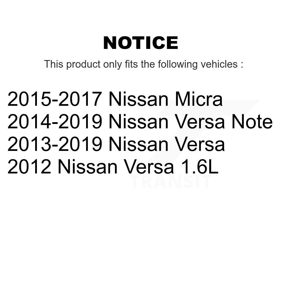 Rear Drum Brake Wheel Cylinder Pair For Nissan Micra Versa Note K14-100124