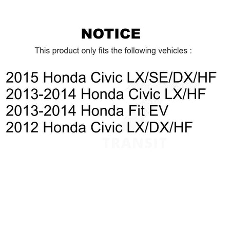 Rear Drum Brake Wheel Cylinder Pair For Honda Civic Fit K14-100127