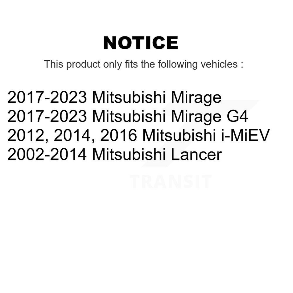 Rear Drum Brake Wheel Cylinder Pair For Mitsubishi Lancer Mirage G4 i-MiEV K14-100131