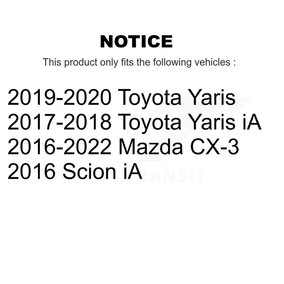 Cabin Air Filter (2 Pack) For Mazda CX-3 Toyota Yaris iA Scion K54-100001