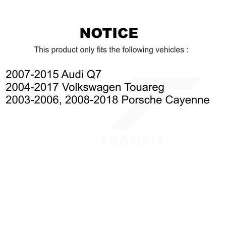 Cabin Air Filter (2 Pack) For Porsche Cayenne Volkswagen Touareg Audi Q7 K54-100043