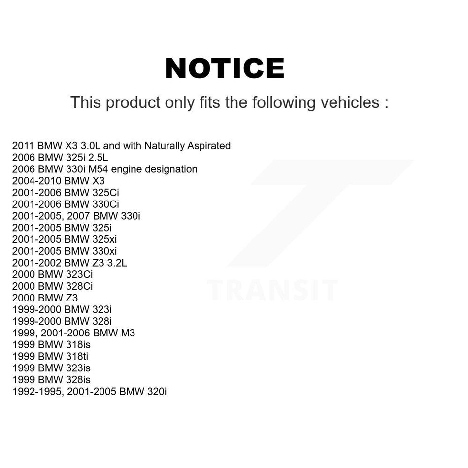 Cabin Air Filter (2 Pack) For BMW X3 325i 330Ci 325Ci M3 Z3 330i 320i 325xi 323i 330xi K54-100088