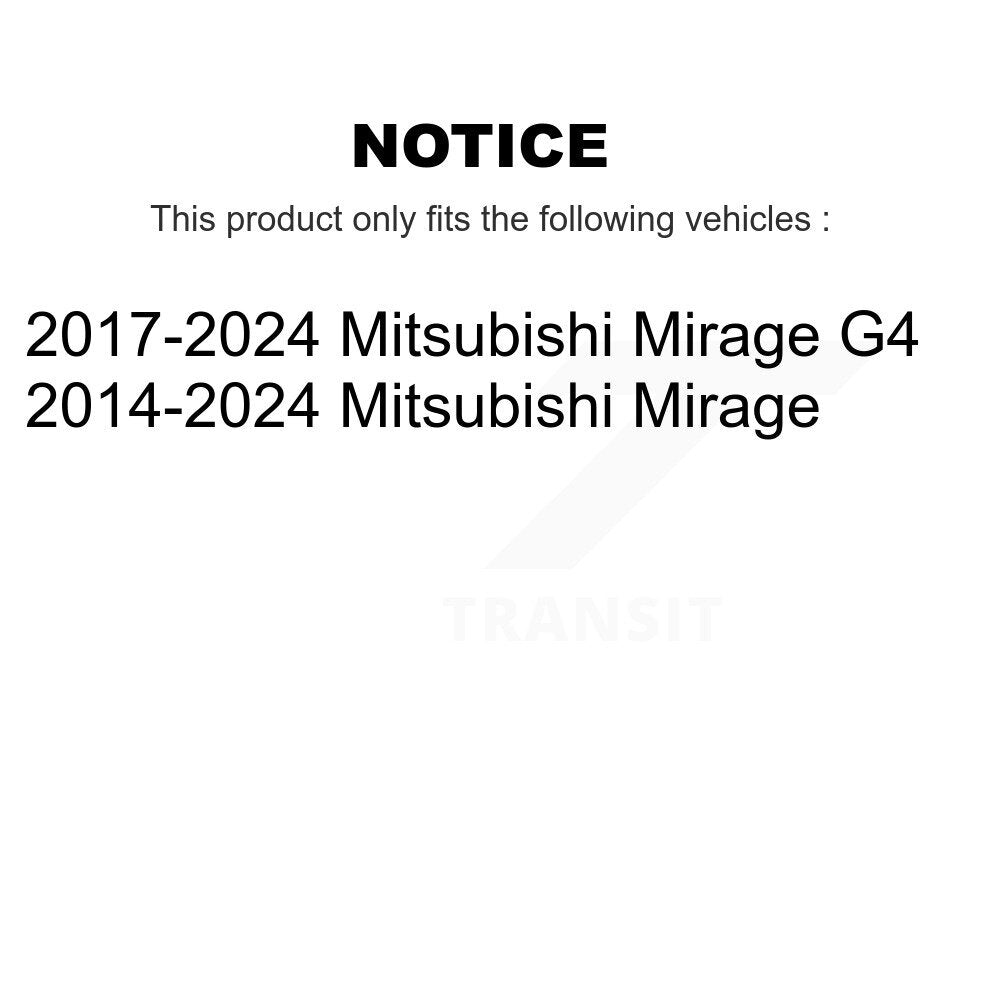 Cabin Air Filter (2 Pack) For Mitsubishi Mirage G4 K54-100115