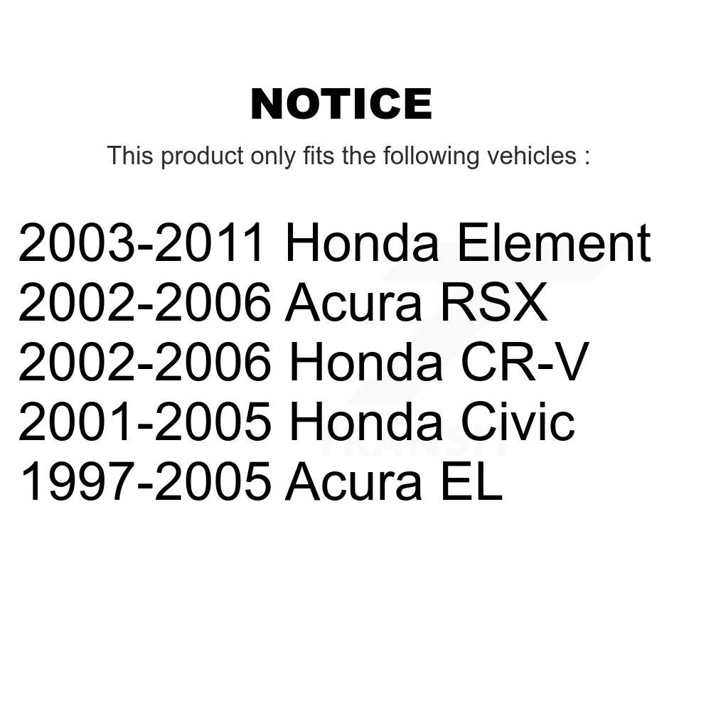 Cabin Air Filter (2 Pack) For Honda Civic CR-V Acura EL Element RSX K54-100122