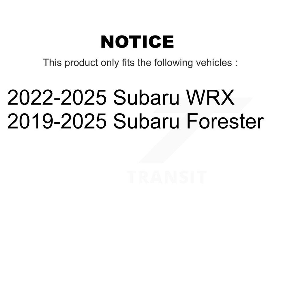 Cabin Air Filter (2 Pack) For Subaru Forester WRX K54-101684