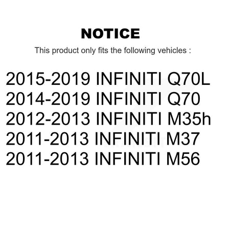 Cabin Air Filter (2 Pack) For INFINITI M37 Q70 Q70L M56 M35h K54-101700