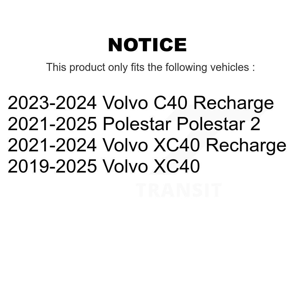 Cabin Air Filter (2 Pack) For Volvo XC40 Polestar 2 Recharge C40 K54-101711