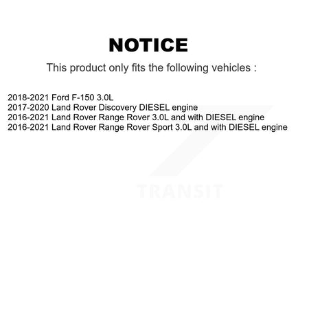 Engine Cartridge Oil Filter (2 Pack) For Ford F-150 Land Rover Range Sport Discovery K56-100487