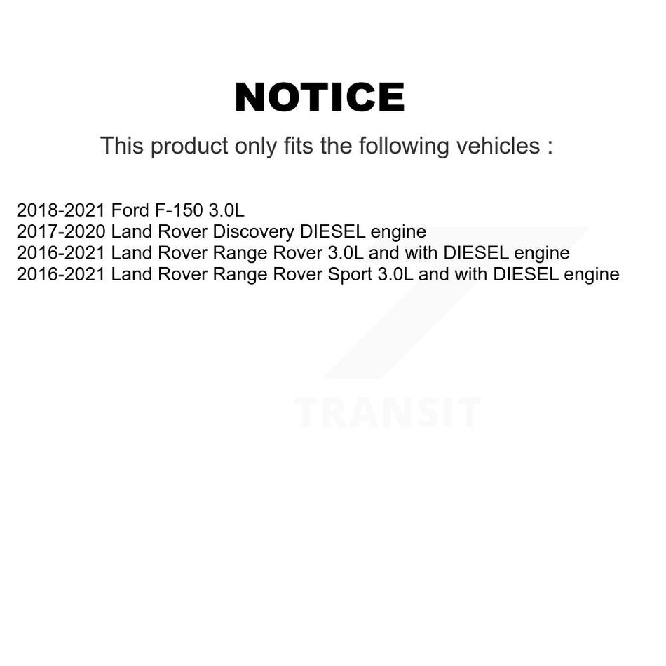Engine Cartridge Oil Filter (2 Pack) For Ford F-150 Land Rover Range Sport Discovery K56-100487