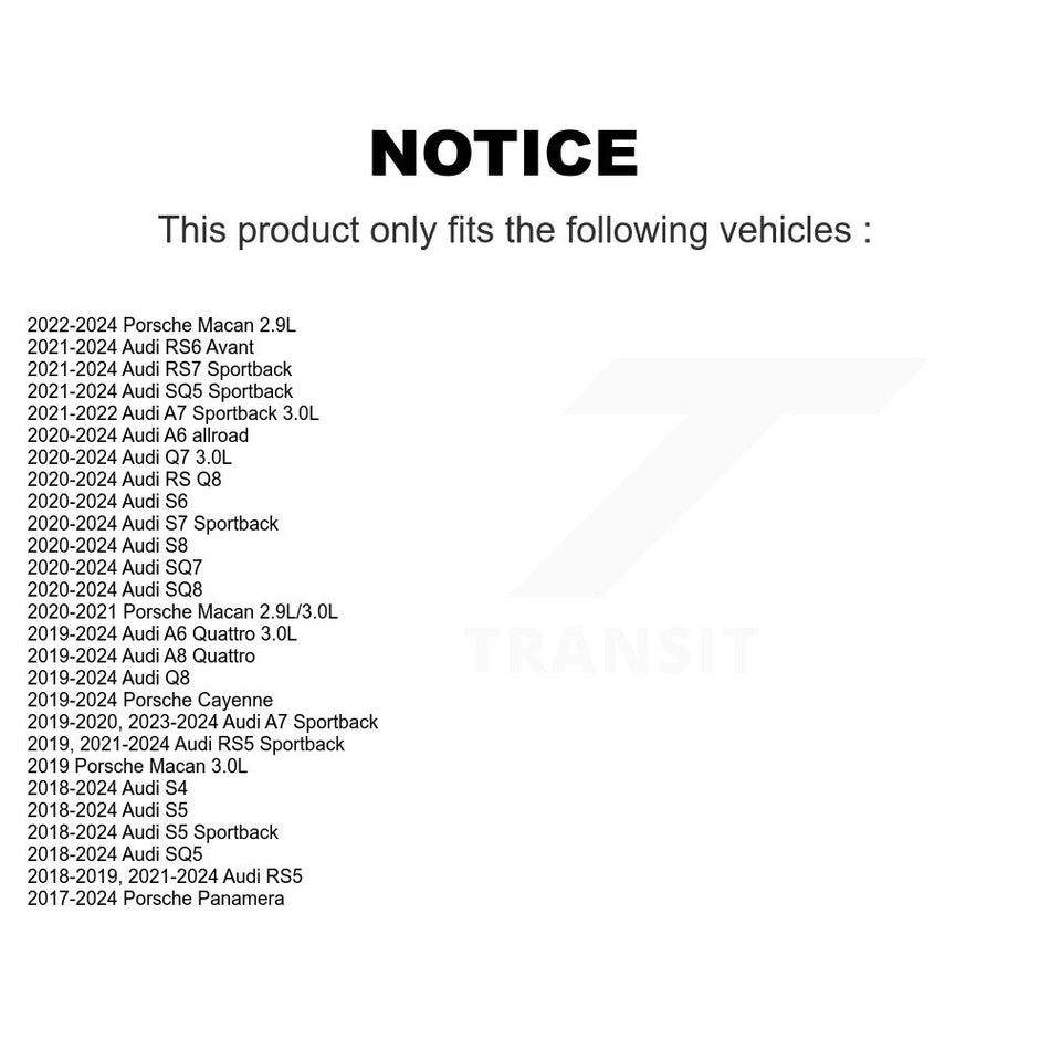 Engine Cartridge Oil Filter (2 Pack) For Audi Porsche Macan Cayenne Q7 SQ5 S5 Q8 Panamera K56-100491