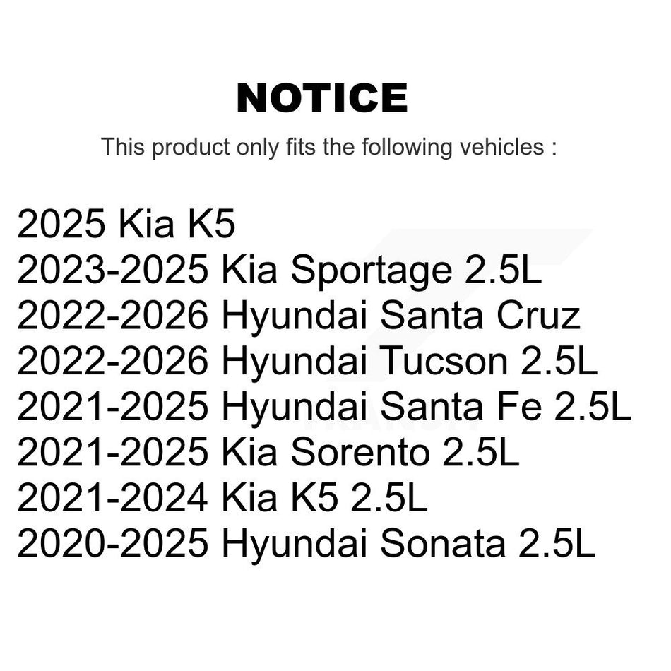 Engine Oil Filter (11 Pack) For Hyundai Tucson Kia Santa Fe Sportage Sorento Sonata Cruz K56-100604