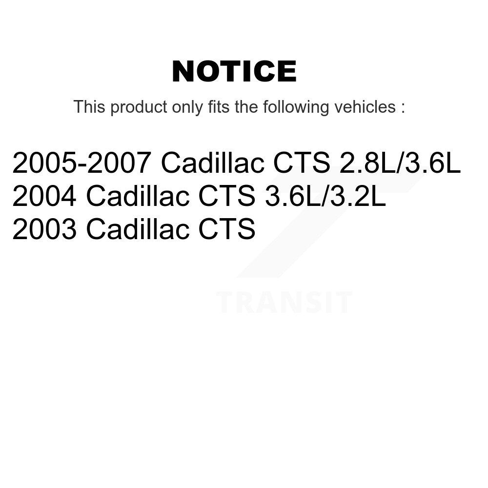 Engine Air Filter (2 Pack) For Cadillac CTS K57-100050