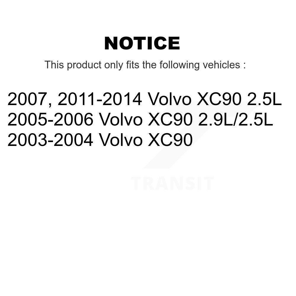 Engine Air Filter (2 Pack) For Volvo XC90 K57-100051