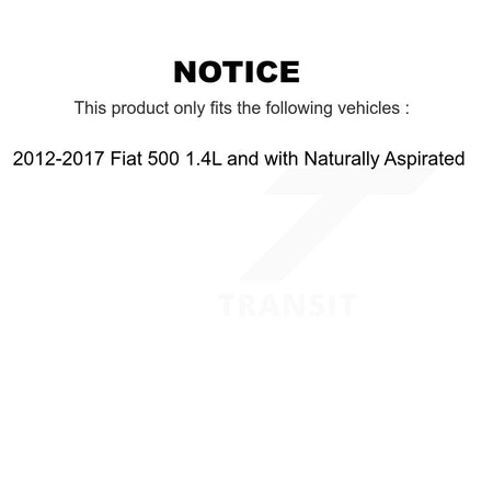 Engine Air Filter (2 Pack) For 2012-2017 Fiat 500 1.4L with Naturally Aspirated K57-100057