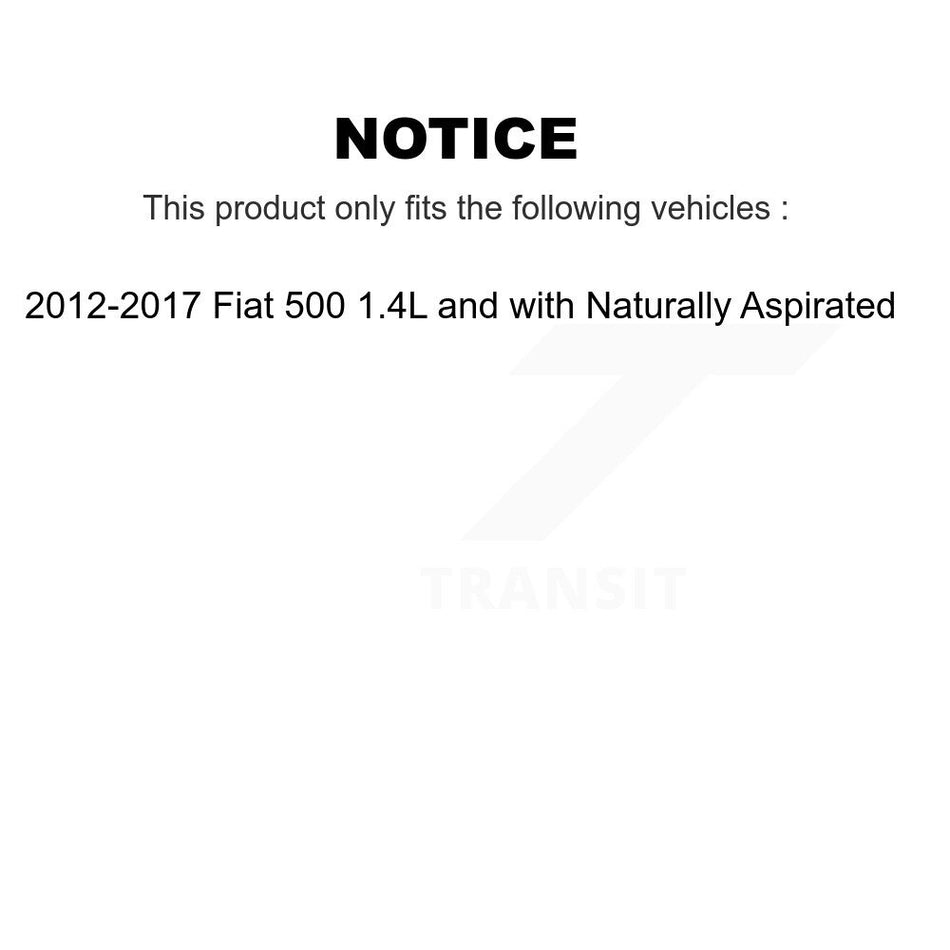Engine Air Filter (2 Pack) For 2012-2017 Fiat 500 1.4L with Naturally Aspirated K57-100057