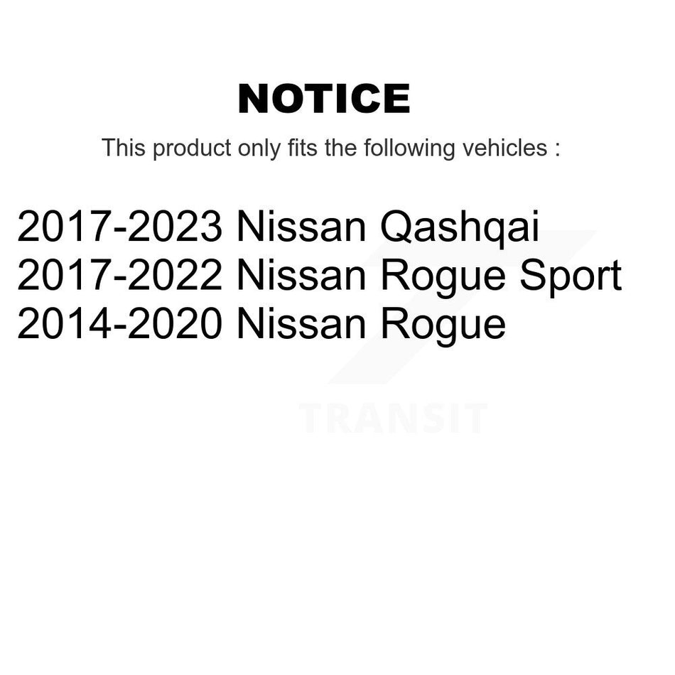 Engine Air Filter (2 Pack) For Nissan Rogue Sport Qashqai K57-100066